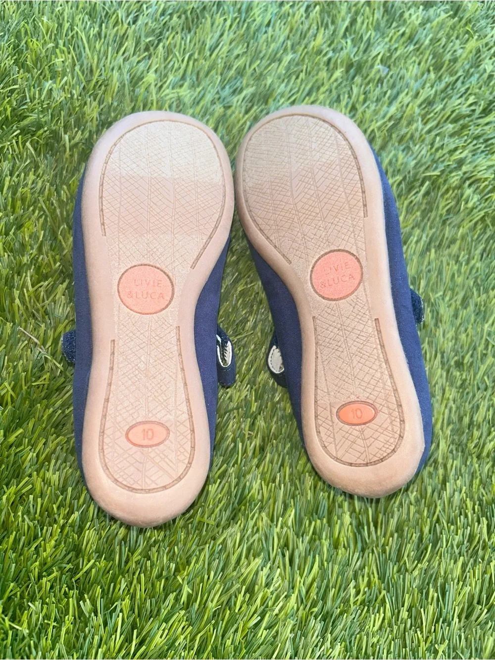 Livie & Luca Navy Suede Mary Jane Shoes